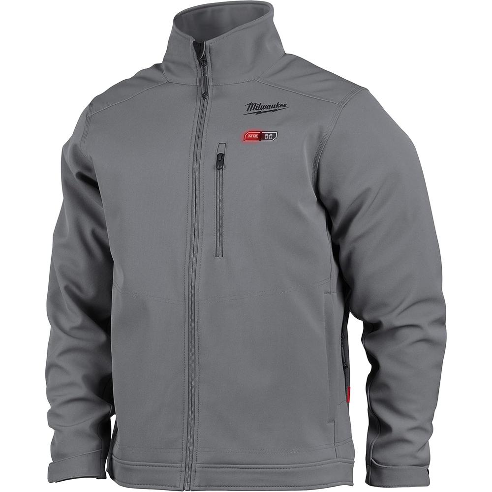 Milwaukee Tool 202G-21L M12™ Heated TOUGHSHELL™ Jacket Kit, Gray, Large