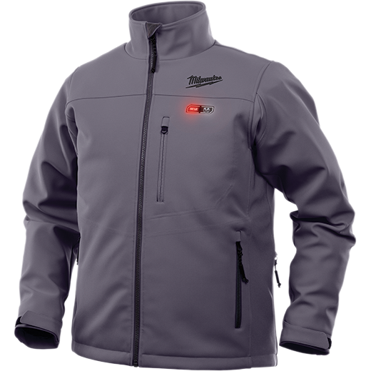 Milwaukee Tool 202G-21L M12™ Heated TOUGHSHELL™ Jacket Kit, Gray, Large - MPR Tools & Equipment