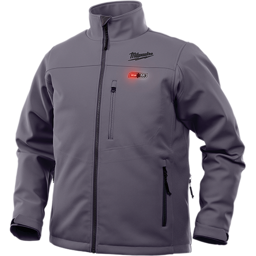 Milwaukee Tool 202G-21XL M12™ Heated TOUGHSHELL™ Jacket Kit, Gray, X-Large - MPR Tools & Equipment