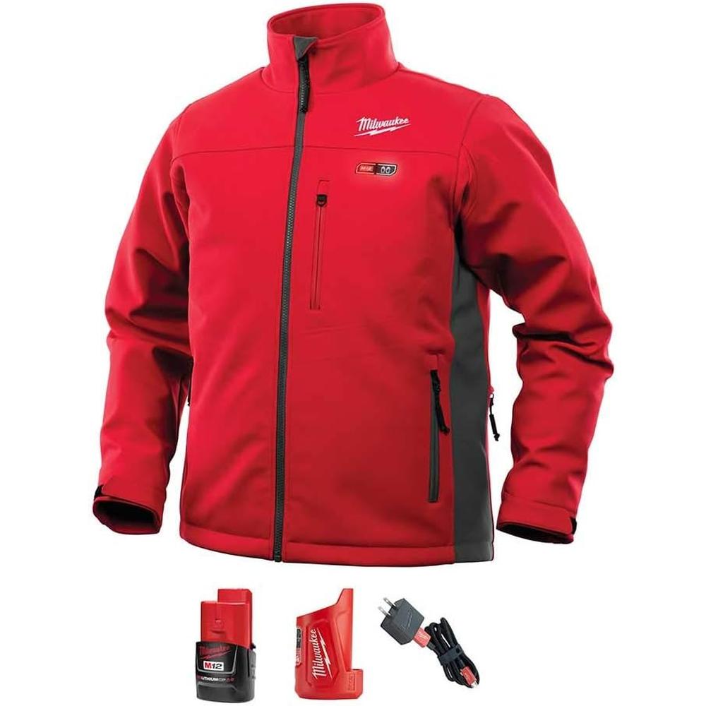 Milwaukee Tool 202R-21XL M12™ Heated TOUGHSHELL™ Jacket Kit, Red, X-Large