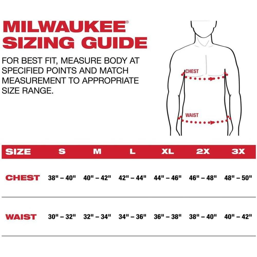 Milwaukee Tool 203RN-21M M12™ Heated AXIS™ Layering System with HYDROBREAK™ Rain Shell, Gray, Medium