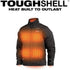Milwaukee Tool 204B-21XL M12 BLACK HEATED TOUGHSHELL JACKET KIT - XL