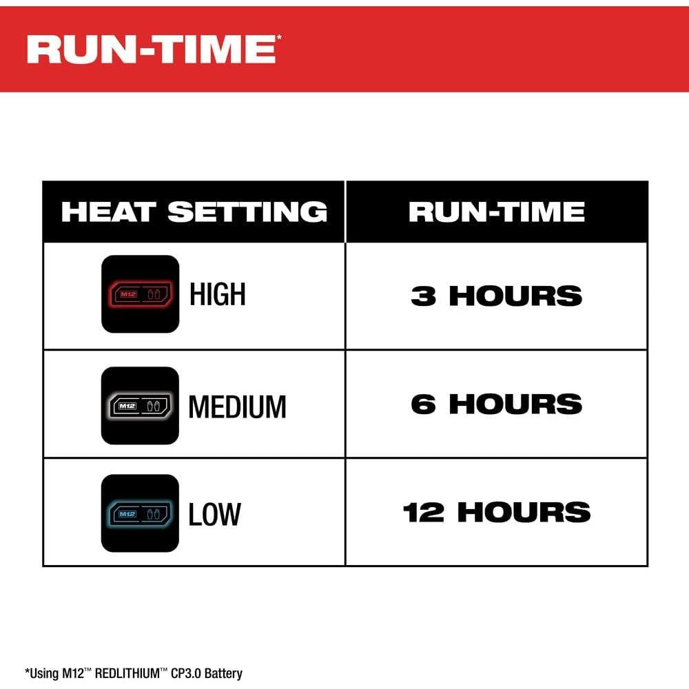 Milwaukee Tool 204B-21XL M12 BLACK HEATED TOUGHSHELL JACKET KIT - XL