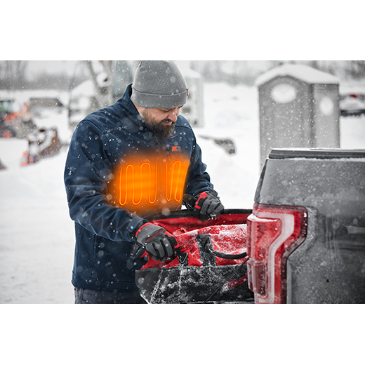 Milwaukee Tool 204BL-21XL M12™ Heated TOUGHSHELL™ Jacket, Blue, X-Large - MPR Tools & Equipment