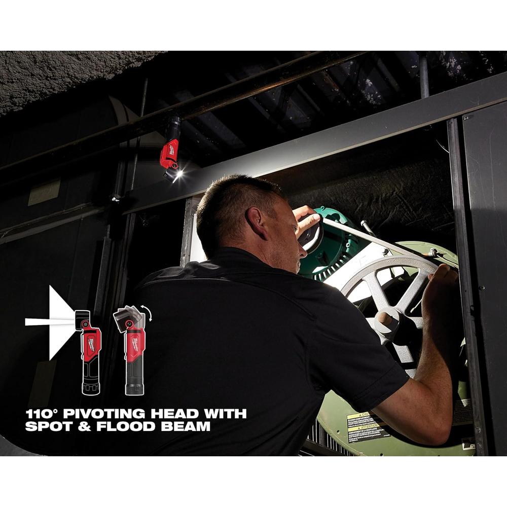 Milwaukee Tool 2113-21 REDLITHIUM™ USB Pivoting Flashlight