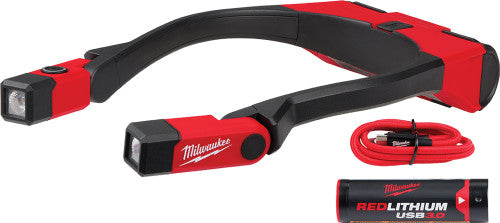 Milwaukee Tool 2117-21 400/250 LUMENS REDLITHIUM USB RECHARGEABLE NECK LIGHT - MPR Tools & Equipment