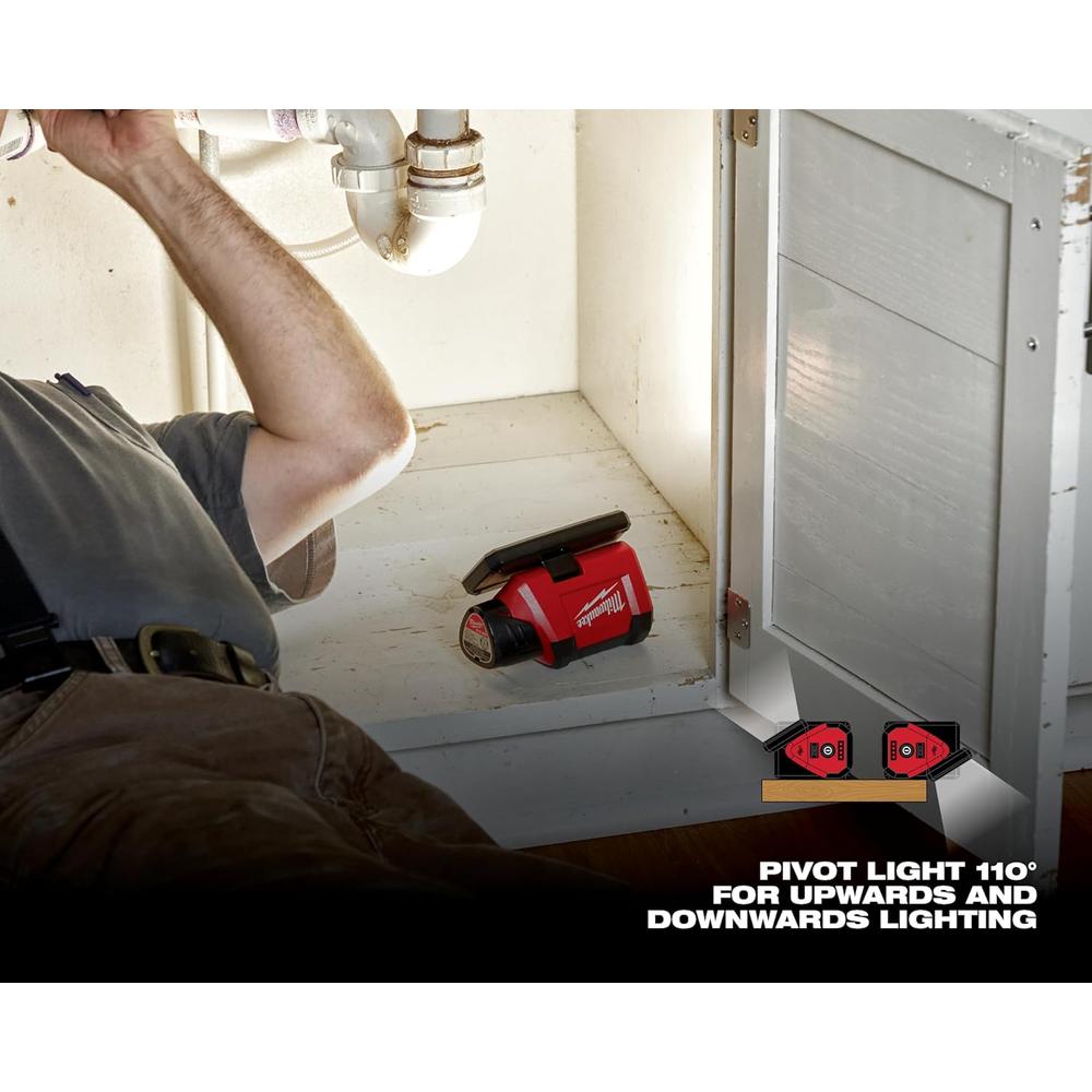 Milwaukee Tool 2367-20 M12™ ROVER™ Service and Repair Flood Light w/ USB Charging