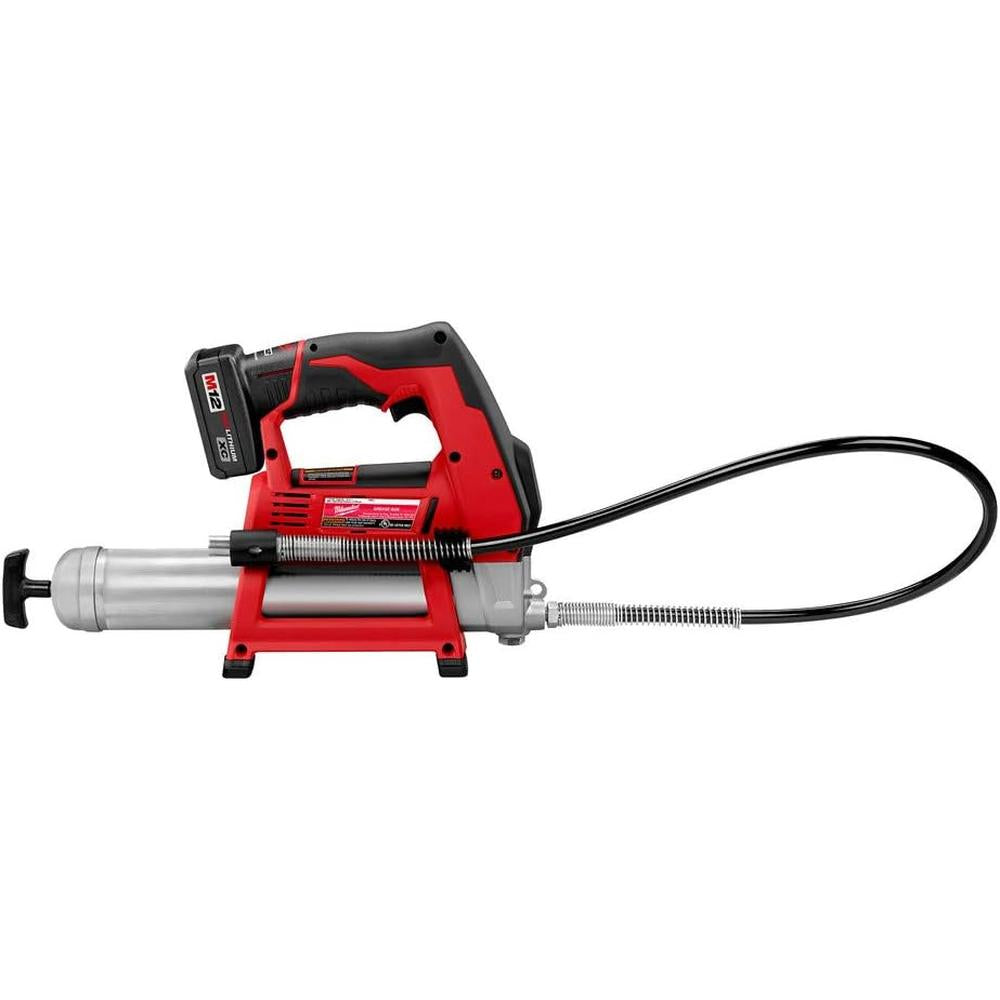 Milwaukee Tool 2446-21XC M12™ Cordless LITHIUM-ION Grease Gun Kit