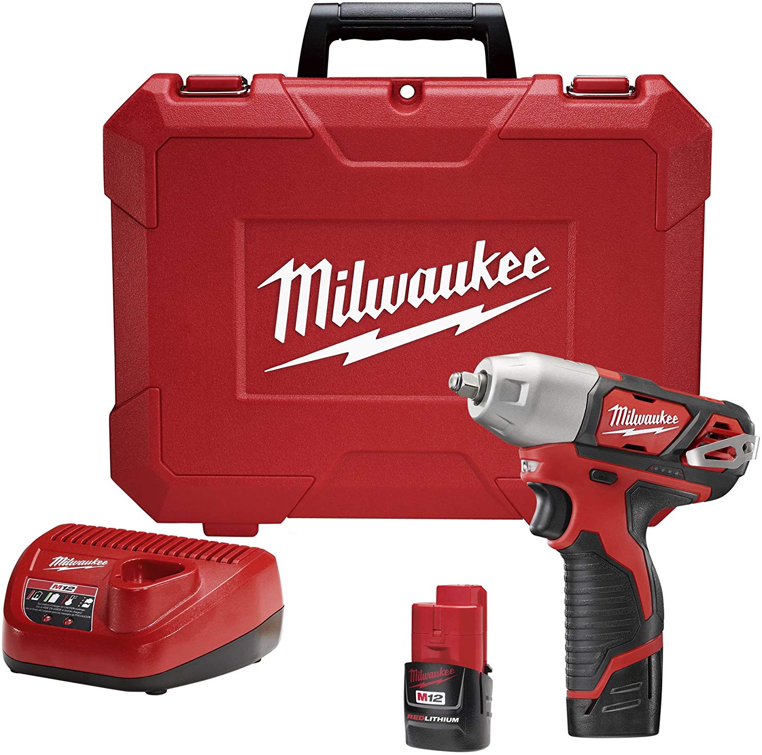 Milwaukee Tool 2463-22 Electric Tool M12 Cordless Impact Wrench. 12 V - MPR Tools & Equipment