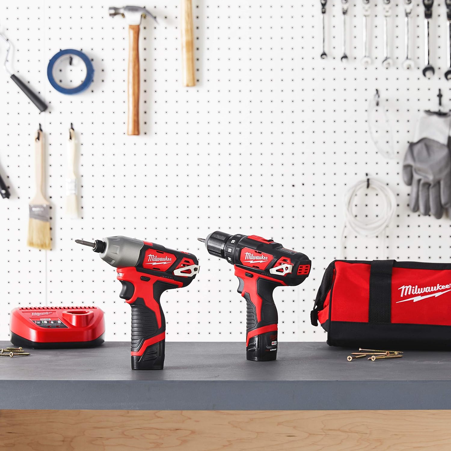Milwaukee Tool 2494-22 M12™ Cordless 2-Tool Combo Kit