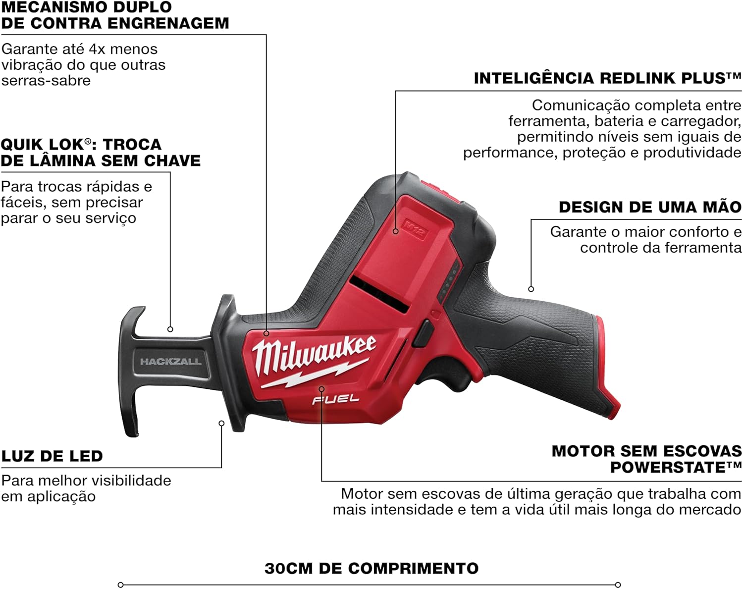 Milwaukee Tool 2520-20 M12 Fuel Hackzall Bare Tool
