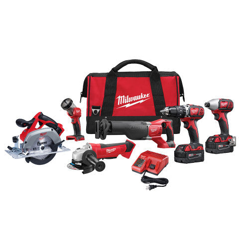 Milwaukee Tool 2696-26 M18 6PC TOOL KIT - MPR Tools & Equipment