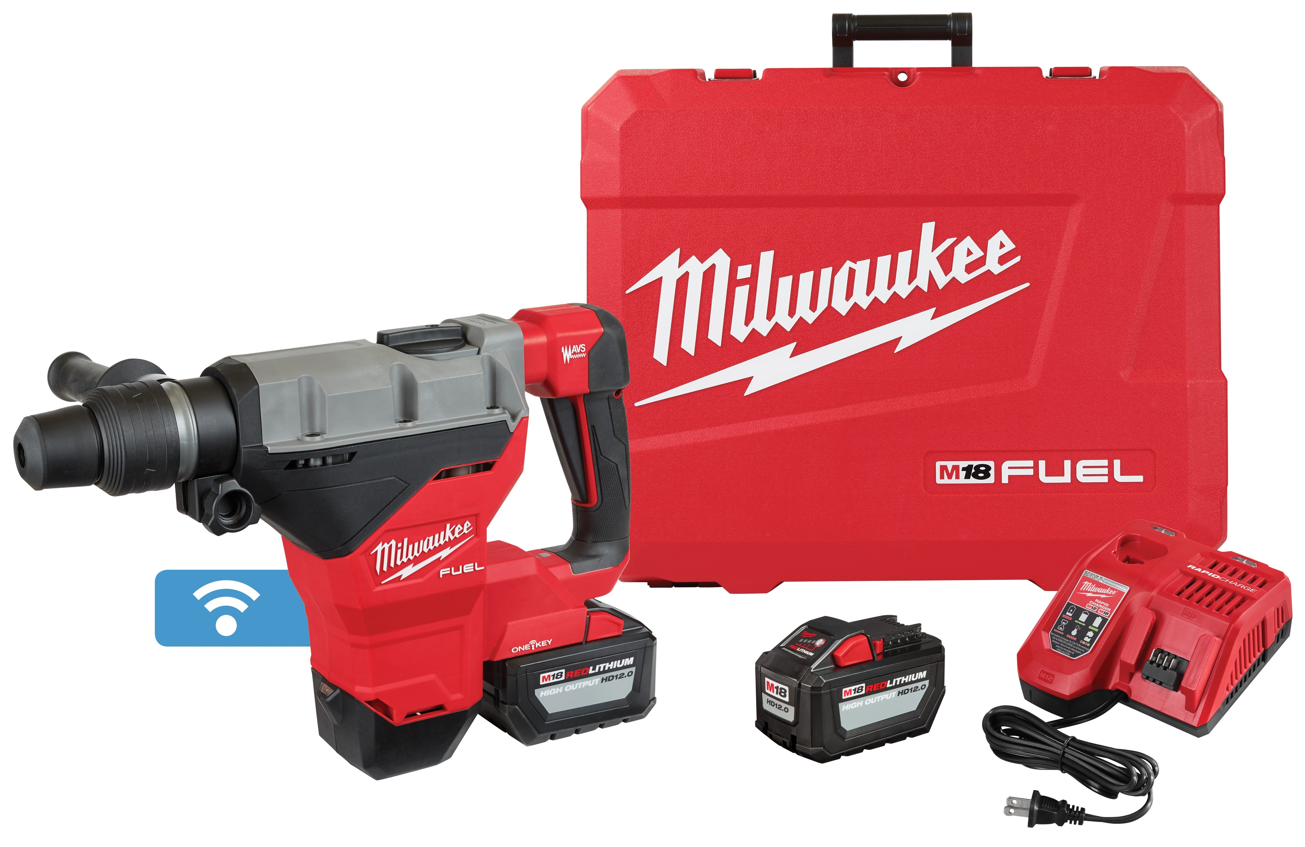 Milwaukee Tool 2718-22HD M18 FUEL 1-3/4" SDS MAX ROTARY HAMMER – 2 BATT. KIT - MPR Tools & Equipment