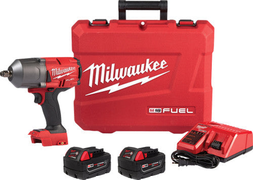 Milwaukee Tool 2767-22R M18 FUEL 1/2" High Torque Impact Wrench with Friction Ring Kit, 1400/100 FT-LBS - MPR Tools & Equipment