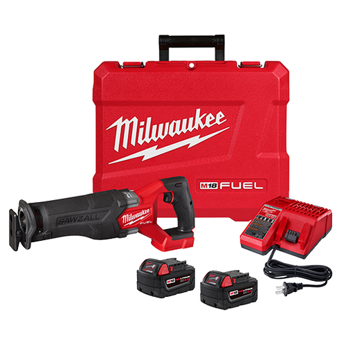 Milwaukee Tool 2821-22 M18 FUEL™ SAWZALL® Reciprocating Saw - 2 Battery XC5.0 Kit - MPR Tools & Equipment