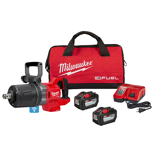 Milwaukee Tool 2868-22HD M18 FUEL™ 1" D-Handle High Torque Impact Wrench w/ ONE-KEY™ Kit - MPR Tools & Equipment