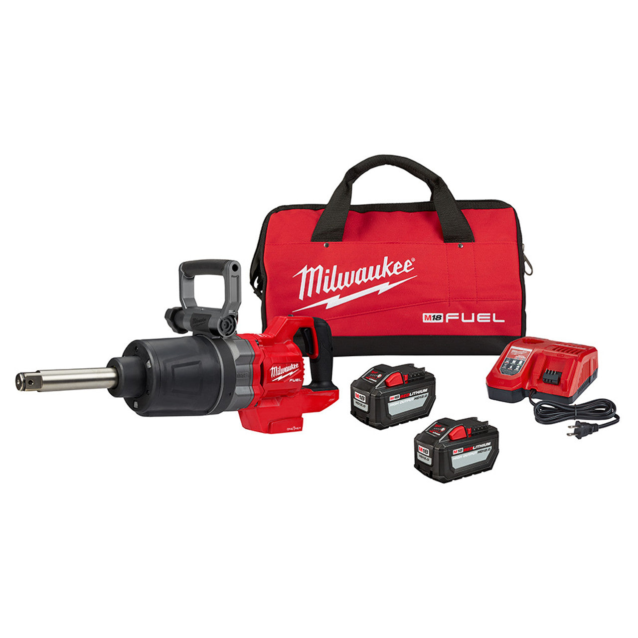 Milwaukee Tool 2869-22HD M18 FUEL™ 1" D-Handle Ext. Anvil High Torque Impact Wrench w/ ONE-KEY™ - MPR Tools & Equipment