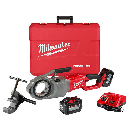 Milwaukee Tool 2874-22HD M18 FUEL 18V 2" PIPE THREADER WITH ONE-KEY KIT, (2) HD12.0 BATTERIES, (1) CHARGER - MPR Tools & Equipment