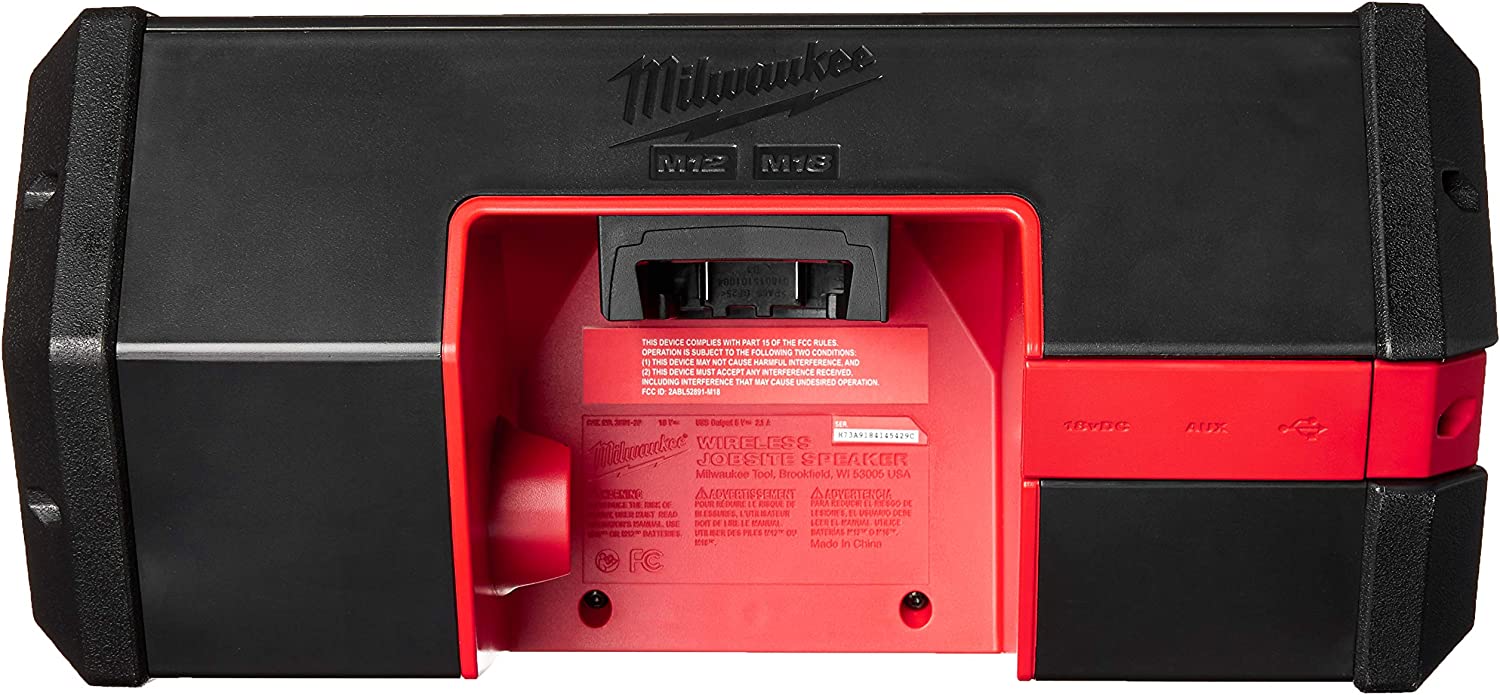 Milwaukee Tool 2891-20 M18™/M12™ Wireless Jobsite Speaker - MPR Tools & Equipment