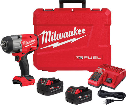 Milwaukee Tool 2967-22 M18 Fuel 1/2" Drive High Torque Impact Wrench Kit with Friction Ring Kit - MPR Tools & Equipment