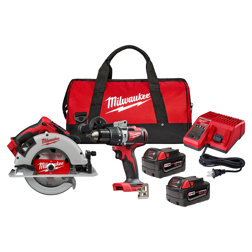 Milwaukee Tool 2992-22 M18 BRUSHLESS 2 PC COMBO KIT - MPR Tools & Equipment