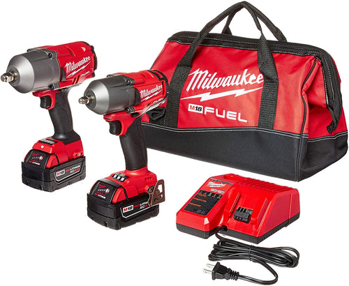 Milwaukee Tool 2993-22 2 pieces M18 Fuel Auto Kit - 1/2" Impact Wrench and 3/8" Impact Wrench - MPR Tools & Equipment