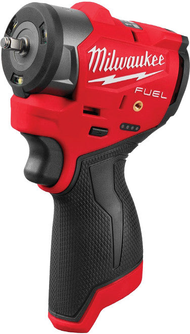 Milwaukee Tool 3049-20 M12 Fuel™ 3/8" Subcompact Impact Wrench with Friction Ring Anvil, 225 FT-LBS