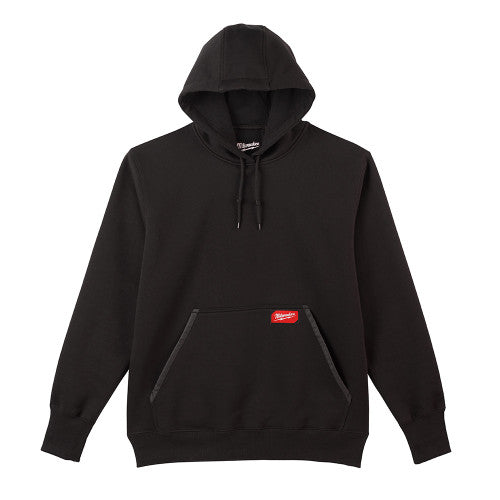 Milwaukee Tool 350B-L HEAVY DUTY PULLOVER HOODIE, BLACK - LARGE - MPR Tools & Equipment