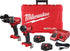 Milwaukee Tool 3697-22 M18 1/2" HAMMER DRILL/DRIVER & 1/4" HEX IMPACT DRIVER KIT, (2) XC5.0 BATTERIES, (1) MULTI-VOLTAGE CHARGER - MPR Tools & Equipment