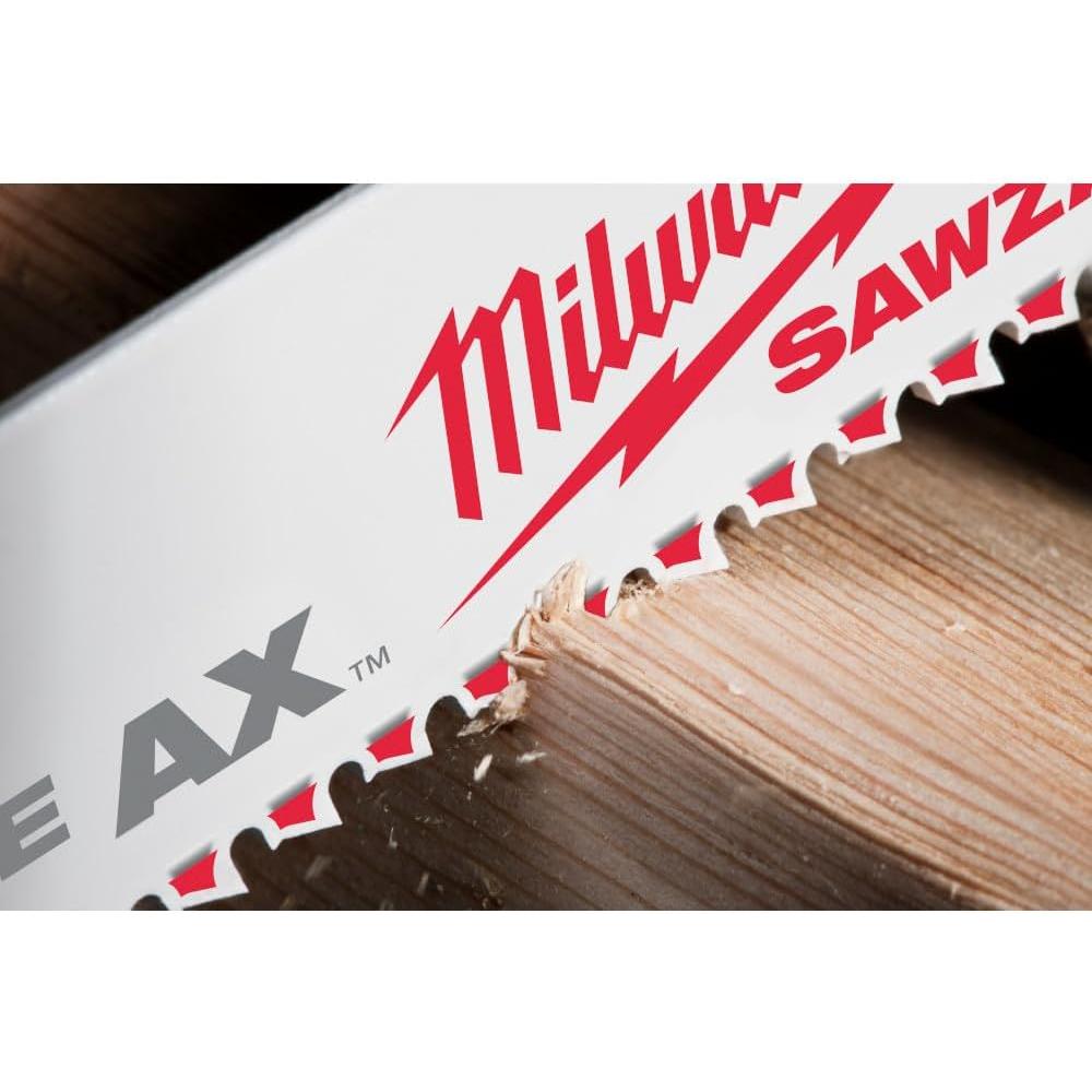 Milwaukee Tool 48-00-5027 12" 5 TPI The Ax™ Sawzall® Blade (5 Pk)