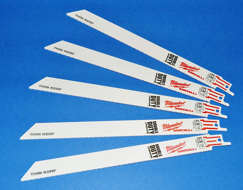 Milwaukee Tool 48-00-5187 9" L Bi-Metal Reciprocating Saw Blade 5 pk - MPR Tools & Equipment