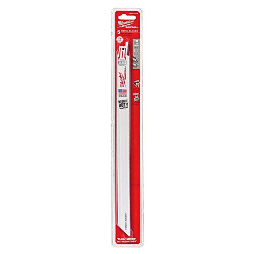 Milwaukee Tool 48-00-5189 Super Sawzall Blade 18 Teeth per Inch 12" Length - MPR Tools & Equipment