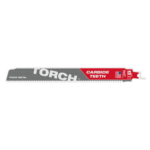 Milwaukee Tool 48-00-5202 SAWZALL® TORCH™ 7 TPI 9" Carbide Blades - 1PK - MPR Tools & Equipment