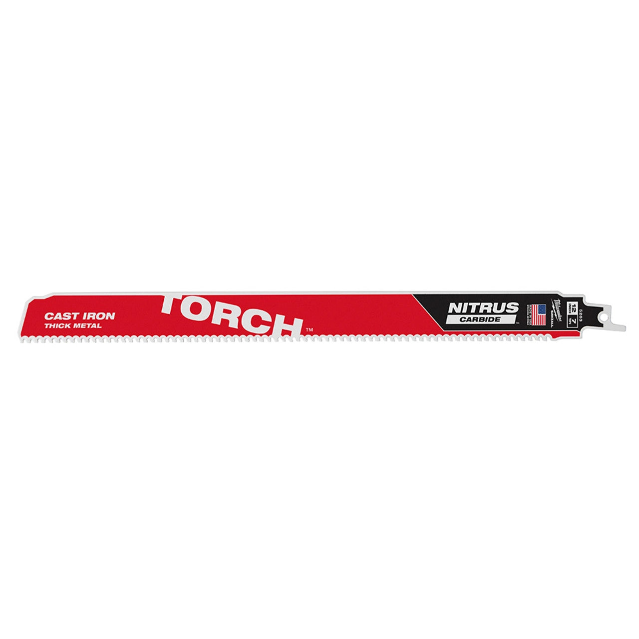 Milwaukee Tool 48-00-5263 12" 7TPI The TORCH for CAST IRON with NITRUS CARBIDE 1PK - MPR Tools & Equipment