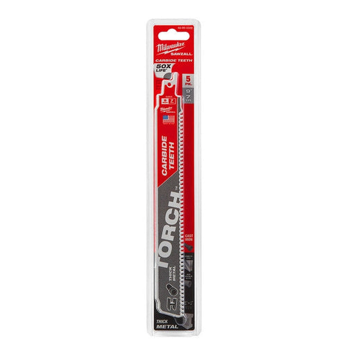 Milwaukee Tool 48-00-5502 The TORCH™ with Carbide Teeth 7T 9L 5 packs - MPR Tools & Equipment