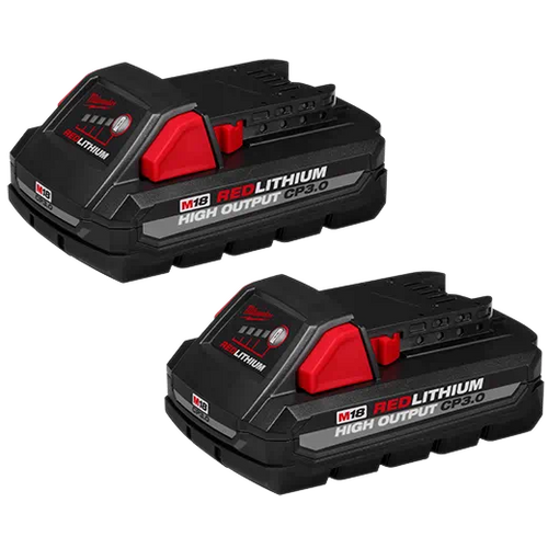 Milwaukee Tool 48-11-1837 M18™ REDLITHIUM™ HIGH OUTPUT CP3.0 Battery 2-Pack - MPR Tools & Equipment