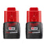 Milwaukee Tool 48-11-2411 M12 REDLITHIUM™ Compact Battery 2 packs - MPR Tools & Equipment