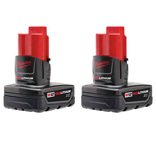 Milwaukee Tool 48-11-2412 M12 REDLITHIUM™ XC Battery 2 packs - MPR Tools & Equipment