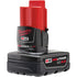 Milwaukee Tool 48-11-2440 M12 REDLITHIUM XC 4.0 Extended Capacity Battery Pack