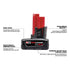 Milwaukee Tool 48-11-2460 M12 Red Lithuim XC6.0 Extended Capacity Battery Pack