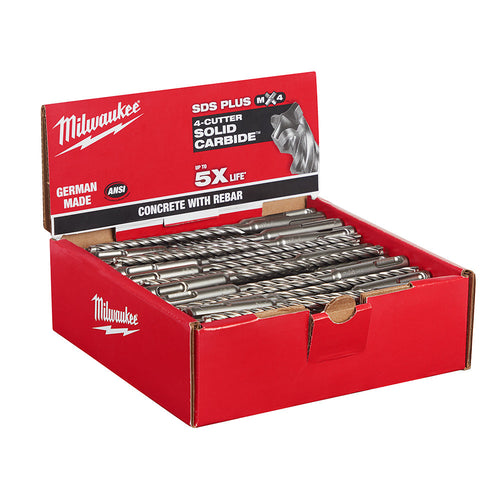 Milwaukee Tool 48-20-7990 SDS+ MX4 3/16" X 4" X 6" BULK 100 - MPR Tools & Equipment