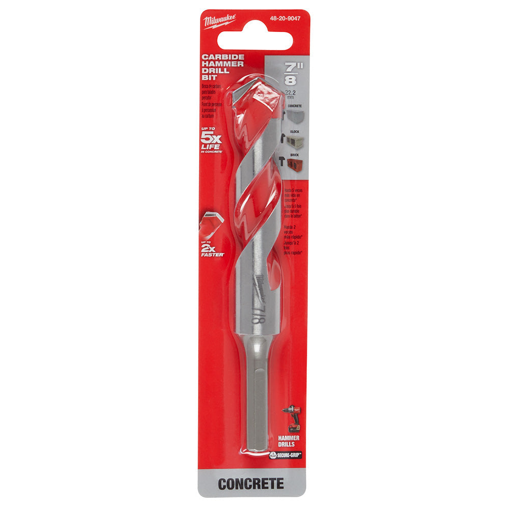 Milwaukee Tool 48-20-9047 HAMRDRILL 7/8" X 4" X 6" - MPR Tools & Equipment