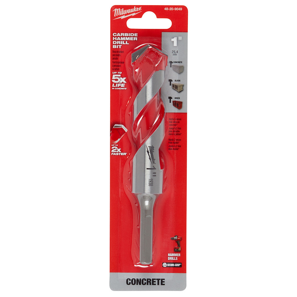 Milwaukee Tool 48-20-9049 HAMRDRILL 1" X 4" X 6" - MPR Tools & Equipment