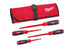 Milwaukee Tool 48-22-2204 4 PC 1000V Insulated Screwdriver Set w/ Roll Pouch - MPR Tools & Equipment