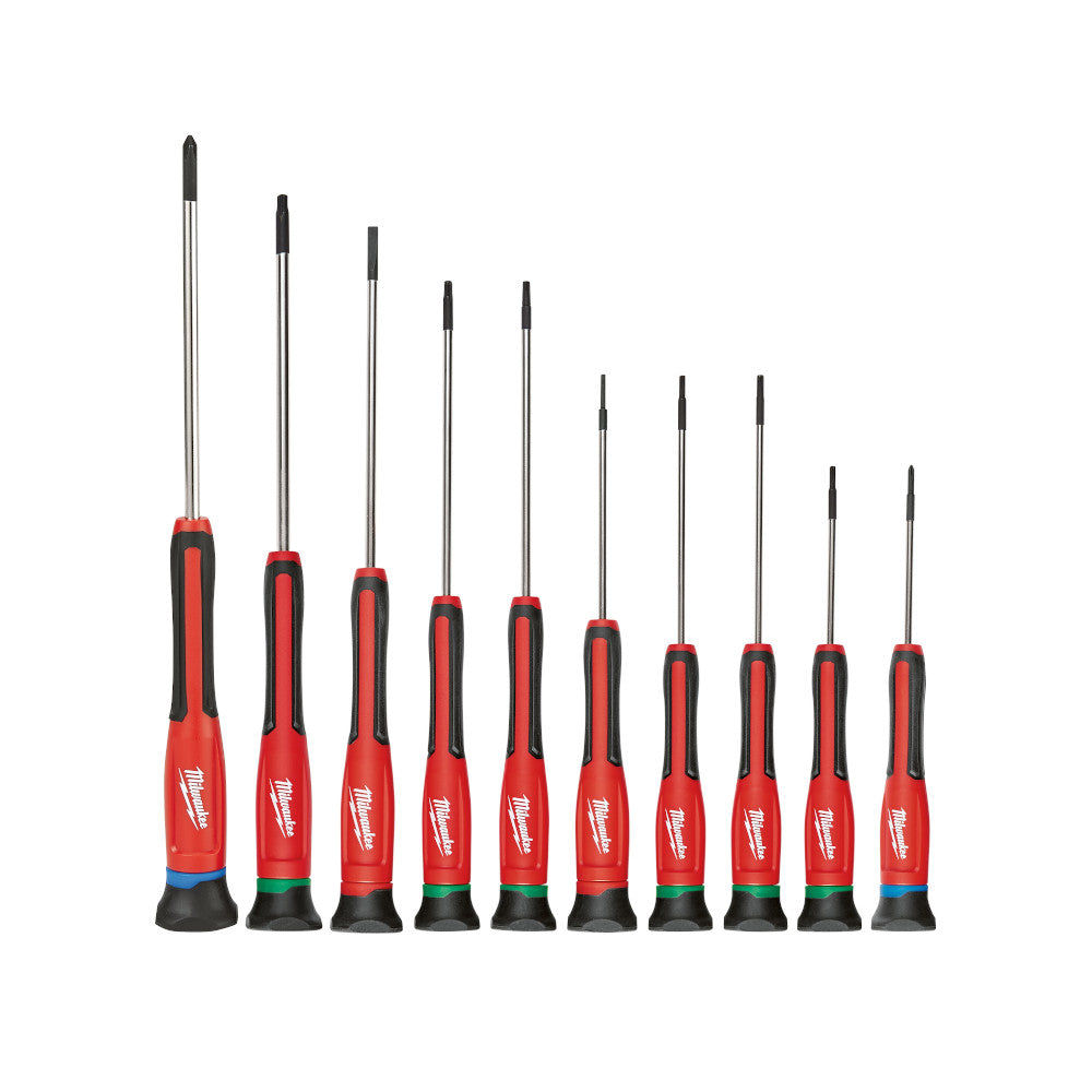 Milwaukee Tool 48-22-2612 10PC PRECISION SCREWDRIVER KIT - MPR Tools & Equipment