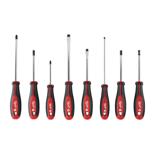 Milwaukee Tool 48-22-2708 8PC SCREWDRIVER SET W ECX - MPR Tools & Equipment