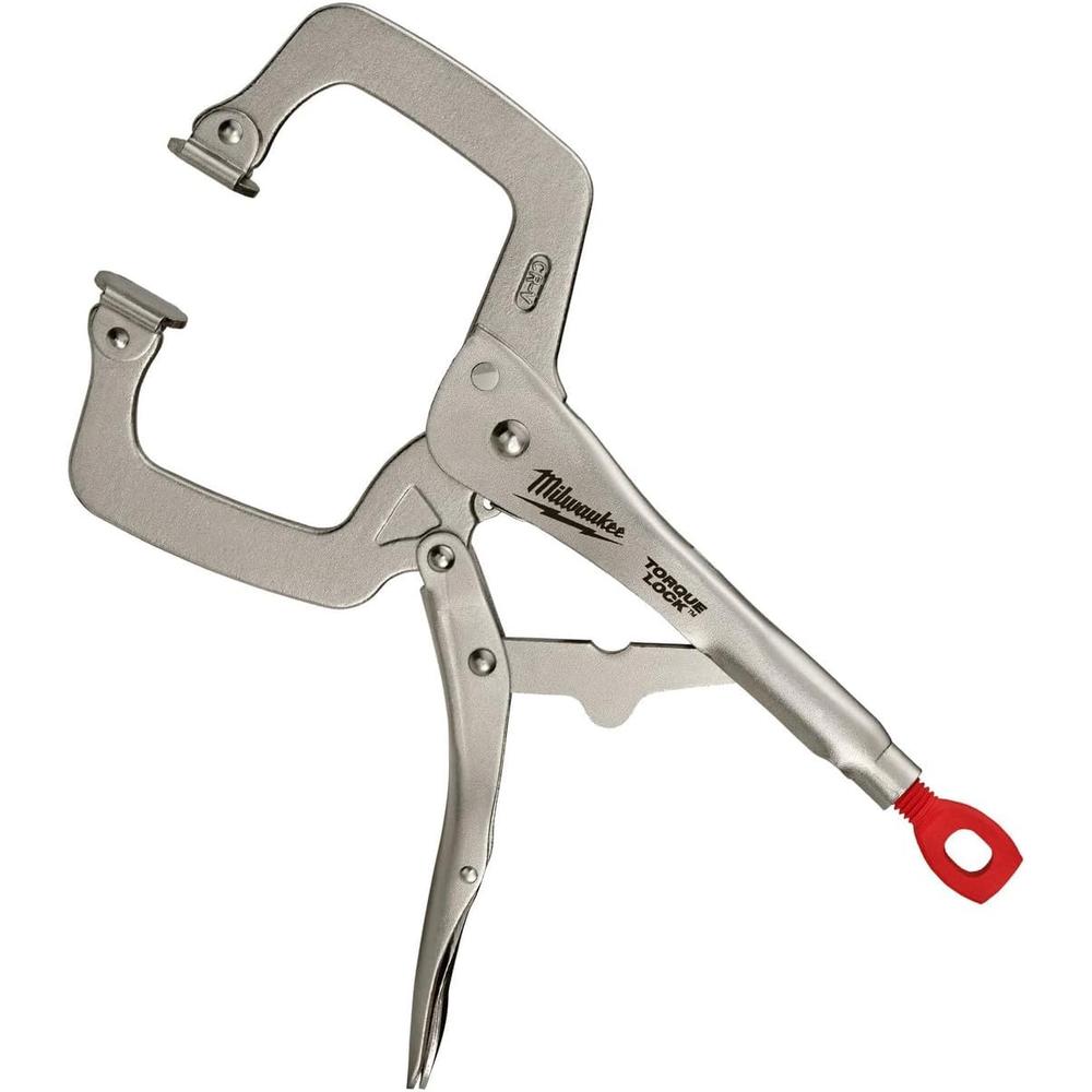 Milwaukee Tool 48-22-3521 11" TORQUE LOCK™ Locking C-Clamp With Swivel Jaws
