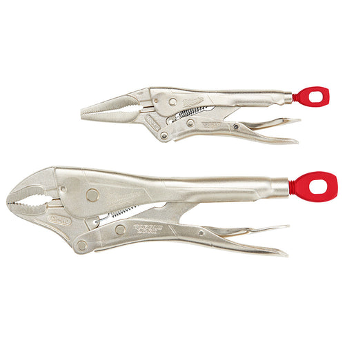 Milwaukee Tool 48-22-3602 CHROME LOCKING PLIERS 2PK - MPR Tools & Equipment