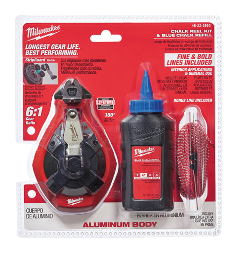 Milwaukee Tool 48-22-3993 ALUMINUM CHALK REEL KIT - MPR Tools & Equipment