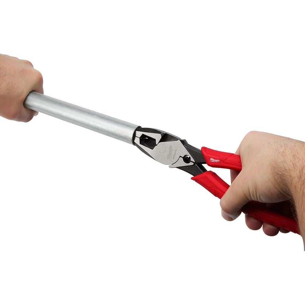 Milwaukee Tool 48-22-6100 9" Comfort Grip High Leverage Lineman's Pliers with Crimper